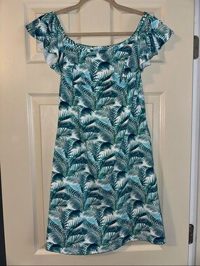 Tommy Bahama off the shoulder mini dress